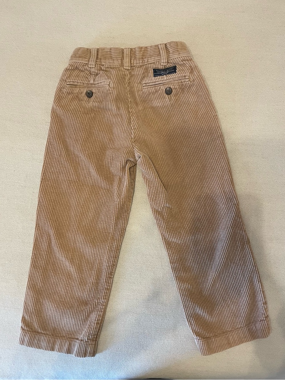 Ralph Lauren Boys Corduroy Pants in Camel